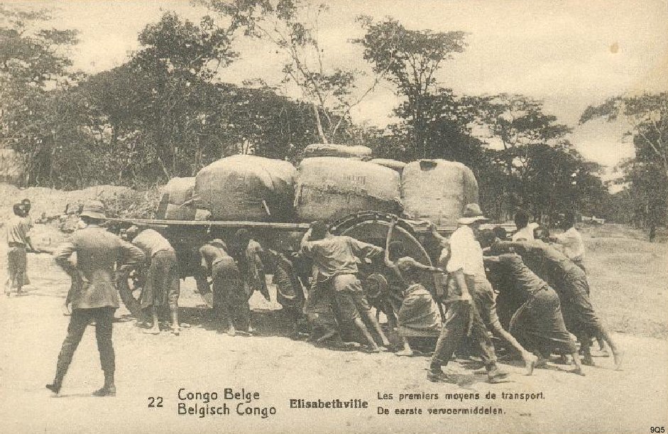 22 Élisabethville - Les premiers moyens de transport